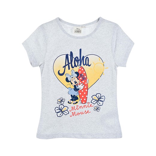 MINNIE MOUSE Koszulka &quot;Minnie&quot; w kolorze szarym ze wzorem ze sklepu Limango Polska w kategorii Bluzki dziewczęce - zdjęcie 171550792