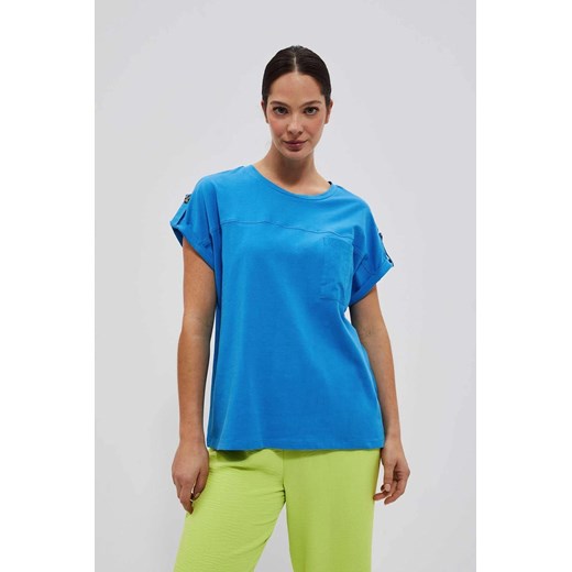 T-shirt damski z kieszonką ze sklepu 5.10.15 w kategorii Bluzki damskie - zdjęcie 171553493