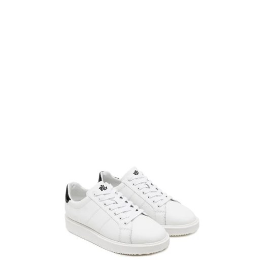 Buty sportowe damskie Ralph Lauren sneakersy białe skórzane sznurowane płaskie 