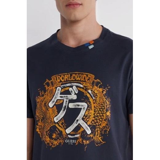 T-shirt męski Guess z krótkim rękawem