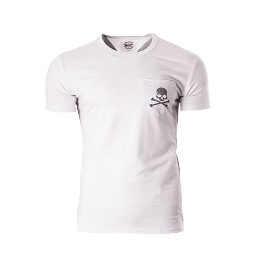 Męska koszulka T-873- biała ze sklepu Risardi w kategorii T-shirty męskie - zdjęcie 171554041