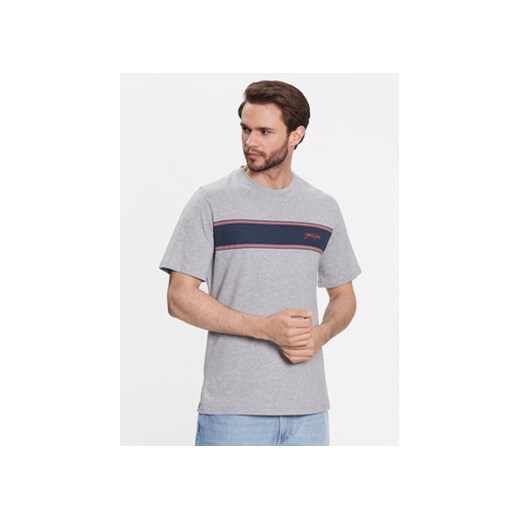 Jack&Jones T-Shirt 12232659 Szary Standard Fit ze sklepu MODIVO w kategorii T-shirty męskie - zdjęcie 171556083