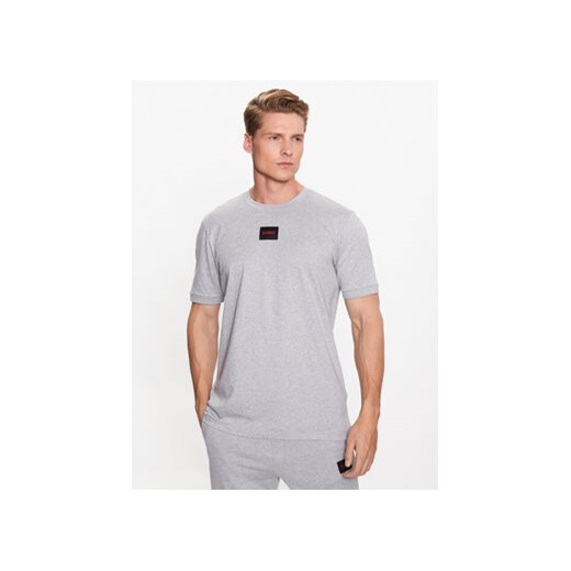 Hugo T-Shirt Diragolino212 50447978 Szary Regular Fit ze sklepu MODIVO w kategorii T-shirty męskie - zdjęcie 171556102