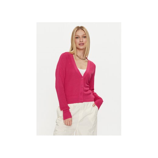 Vero Moda Kardigan New Lex Sun 10281878 Różowy Regular Fit ze sklepu MODIVO w kategorii Swetry damskie - zdjęcie 171556111