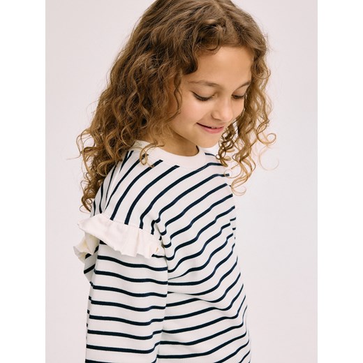 Reserved - Bluza w paski - wielobarwny ze sklepu Reserved w kategorii Bluzy dziewczęce - zdjęcie 171556593