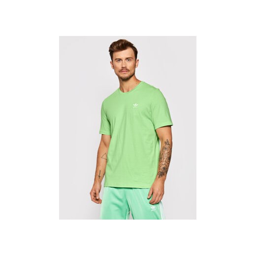 adidas T-Shirt adicolor Essentials Trefoil H34633 Zielony Regular Fit M MODIVO