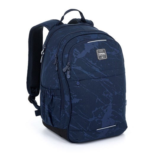 Ciemnoniebieski plecak młodzieżowy Topgal RUBI 24033 ze sklepu Topgal w kategorii Plecaki dla dzieci - zdjęcie 171557664