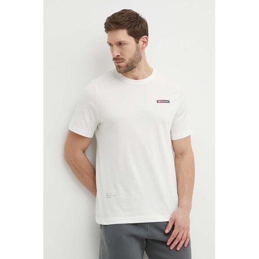 T-shirt męski Reebok biały z krótkim rękawem 