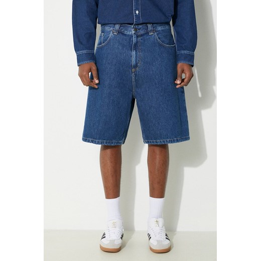 Carhartt WIP szorty jeansowe Brandon Short męskie kolor niebieski I031921.106 M PRM