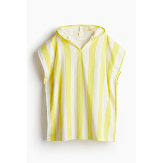 H & M - Ręcznik-ponczo we wzory - Żółty ze sklepu H&M w kategorii Ręczniki dla dzieci - zdjęcie 171560584