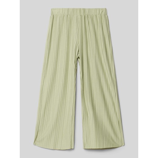 Spodnie materiałowe z plisami ze sklepu Peek&Cloppenburg  w kategorii Spodnie dziewczęce - zdjęcie 171560813