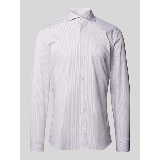 Koszula biznesowa o kroju super slim fit z wzorem w paski ze sklepu Peek&Cloppenburg  w kategorii Koszule męskie - zdjęcie 171560824