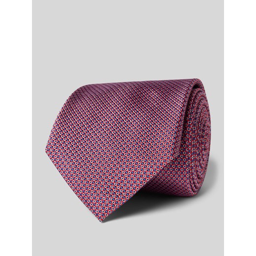Krawat jedwabny ze wzorem na całej powierzchni ze sklepu Peek&Cloppenburg  w kategorii Krawaty - zdjęcie 171560950