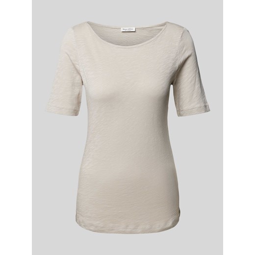 T-shirt w jednolitym kolorze z okrągłym dekoltem ze sklepu Peek&Cloppenburg  w kategorii Bluzki damskie - zdjęcie 171561004