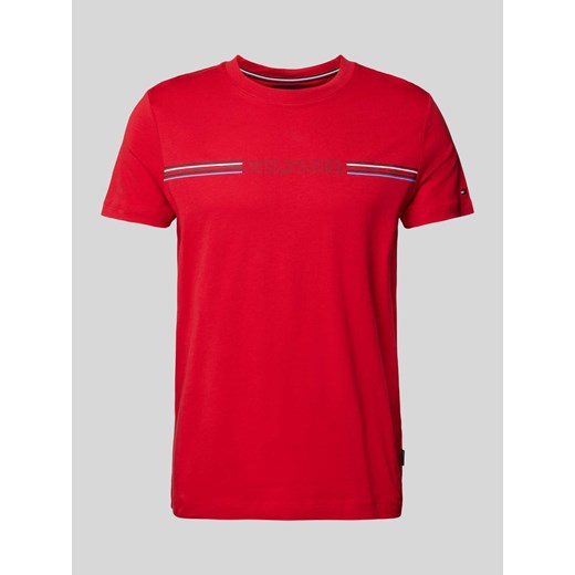 T-shirt z nadrukiem z logo ze sklepu Peek&Cloppenburg  w kategorii T-shirty męskie - zdjęcie 171561183