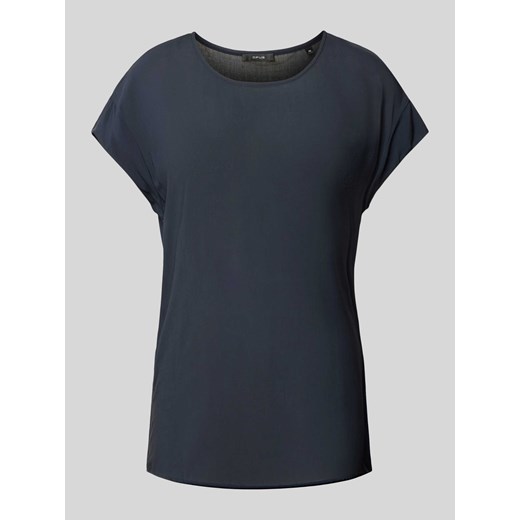 T-shirt z wiskozy w jednolitym kolorze model ‘Skita soft’ ze sklepu Peek&Cloppenburg  w kategorii Bluzki damskie - zdjęcie 171561203