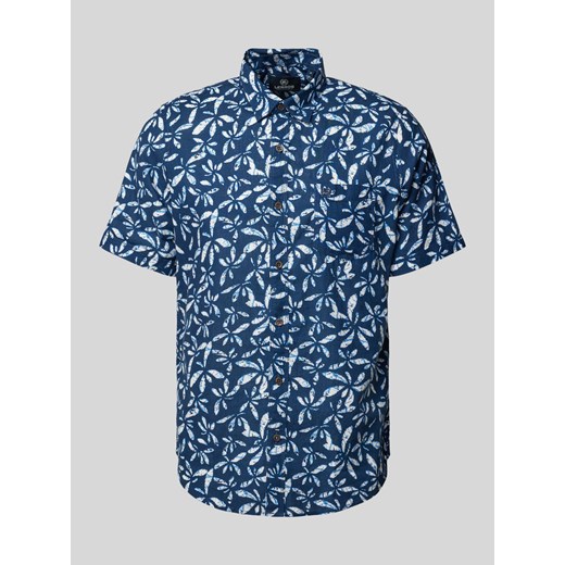Koszula casualowa o kroju slim fit z nadrukiem na całej powierzchni ze sklepu Peek&Cloppenburg  w kategorii Koszule męskie - zdjęcie 171561323