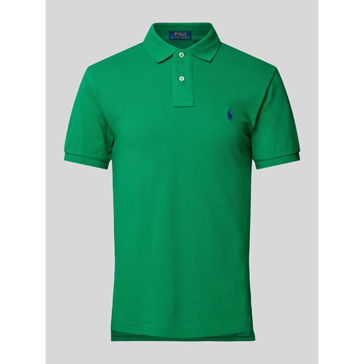 Koszulka polo o kroju slim fit z wyhaftowanym logo ze sklepu Peek&Cloppenburg  w kategorii T-shirty męskie - zdjęcie 171561730