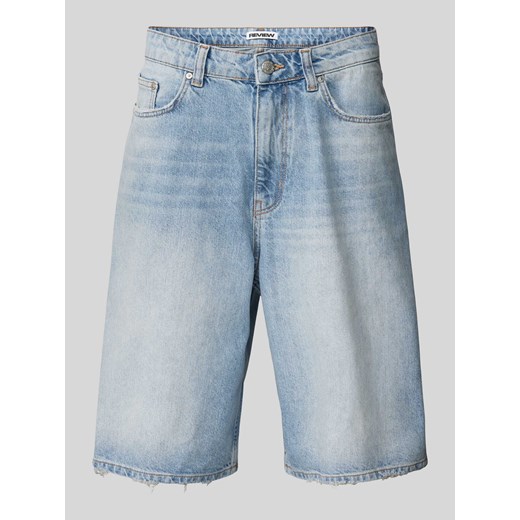 Szorty jeansowe o kroju regular fit z 5 kieszeniami ze sklepu Peek&Cloppenburg  w kategorii Spodenki męskie - zdjęcie 171561790