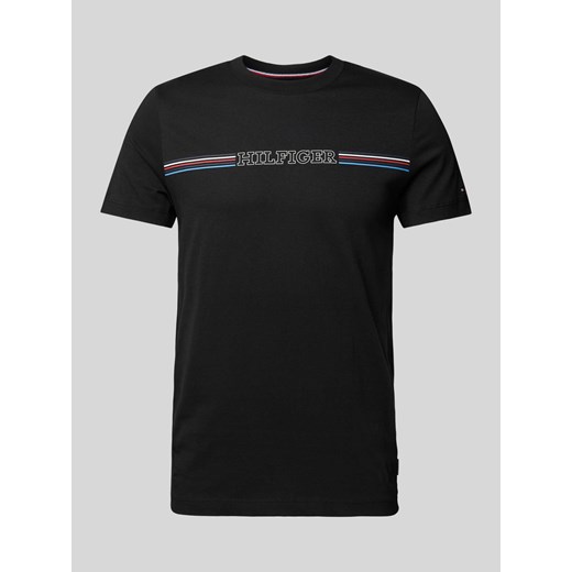 T-shirt z nadrukiem z logo ze sklepu Peek&Cloppenburg  w kategorii T-shirty męskie - zdjęcie 171561843