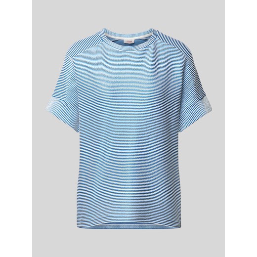 T-shirt z fakturowanym wzorem ze sklepu Peek&Cloppenburg  w kategorii Bluzki damskie - zdjęcie 171561880