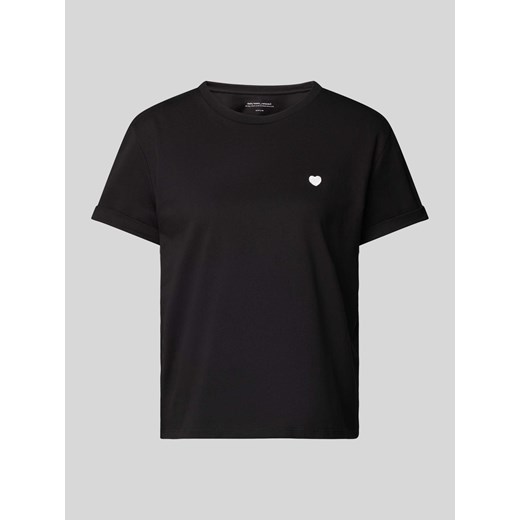 T-shirt z wyhaftowanym motywem model ‘Serz’ ze sklepu Peek&Cloppenburg  w kategorii Bluzki damskie - zdjęcie 171562044