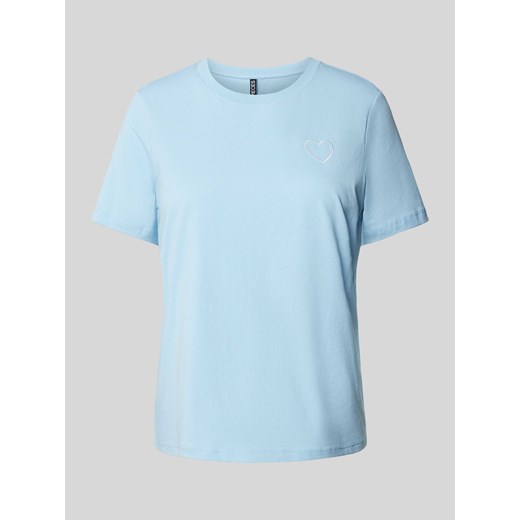 T-shirt z wyhaftowanym motywem model ‘RIA’ ze sklepu Peek&Cloppenburg  w kategorii Bluzki damskie - zdjęcie 171562070