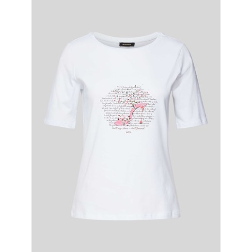 T-shirt z nadrukiem z motywem i napisem ze sklepu Peek&Cloppenburg  w kategorii Bluzki damskie - zdjęcie 171562241