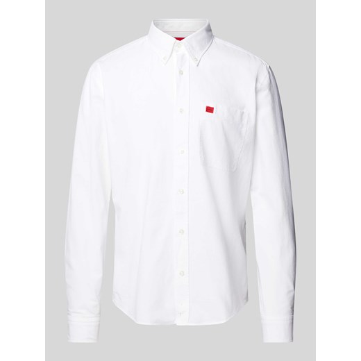Koszula biznesowa z listwą guzikową model ‘Evito’ ze sklepu Peek&Cloppenburg  w kategorii Koszule męskie - zdjęcie 171562271