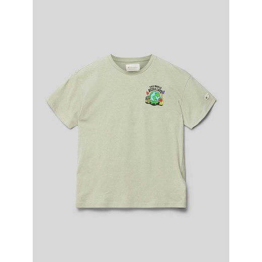 T-shirt z nadrukowanym motywem ze sklepu Peek&Cloppenburg  w kategorii T-shirty chłopięce - zdjęcie 171562333