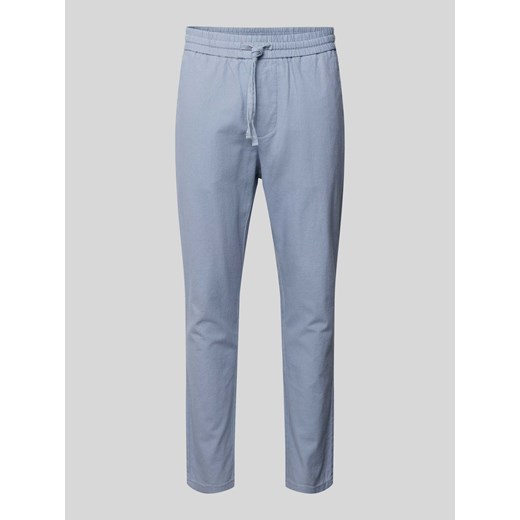 Spodnie o kroju tapered fit z dodatkiem streczu model ‘LINUS’ ze sklepu Peek&Cloppenburg  w kategorii Spodnie męskie - zdjęcie 171562442