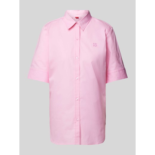 Bluzka koszulowa o kroju regular fit z rękawem o dł. 1/2 ze sklepu Peek&Cloppenburg  w kategorii Koszule damskie - zdjęcie 171562723
