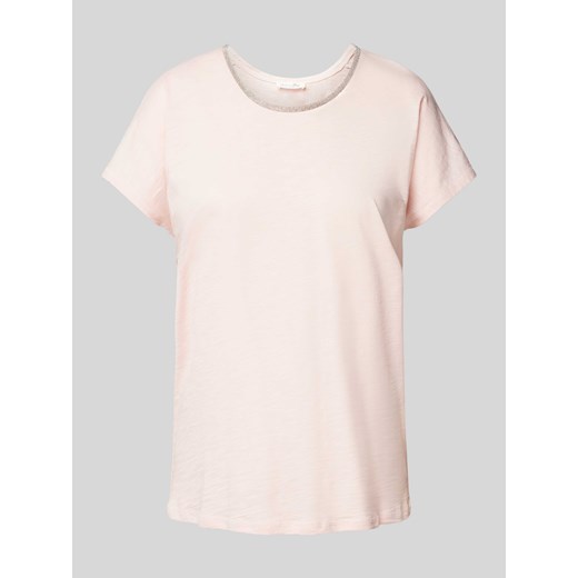 T-shirt zdobiony kamieniami ze sklepu Peek&Cloppenburg  w kategorii Bluzki damskie - zdjęcie 171562880