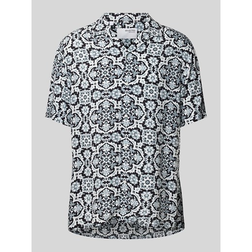 Koszula casualowa o kroju regular fit ze wzorem na całej powierzchni ze sklepu Peek&Cloppenburg  w kategorii Koszule męskie - zdjęcie 171562951