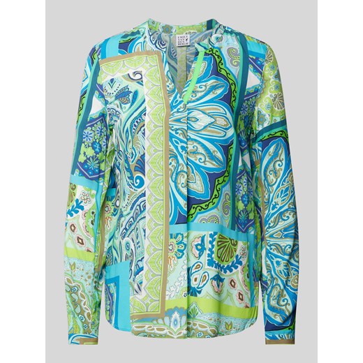 Bluzka we wzory na całej powierzchni ze sklepu Peek&Cloppenburg  w kategorii Koszule damskie - zdjęcie 171562961
