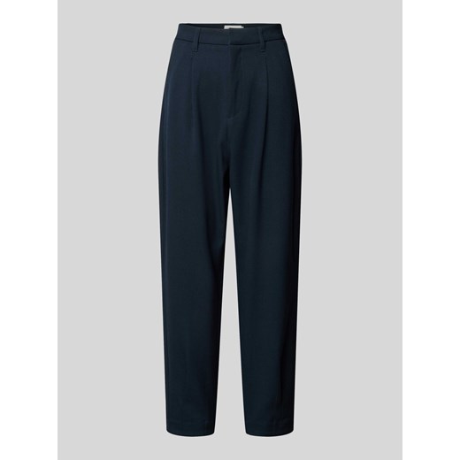 Spodnie materiałowe w jednolitym kolorze ze sklepu Peek&Cloppenburg  w kategorii Spodnie damskie - zdjęcie 171563013