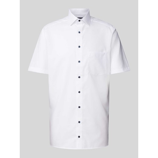 Koszula biznesowa o kroju modern fit w jednolitym kolorze ze sklepu Peek&Cloppenburg  w kategorii Koszule męskie - zdjęcie 171563090