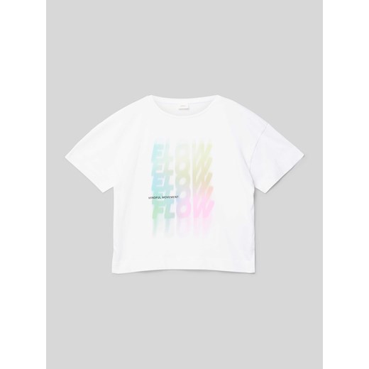 T-shirt z nadrukowanym motywem ze sklepu Peek&Cloppenburg  w kategorii Bluzki dziewczęce - zdjęcie 171563374