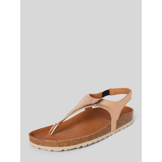 Japonki z elastycznym paskiem na pięcie model ‘REAGAN LAME’ Verbenas 40 Peek&Cloppenburg 