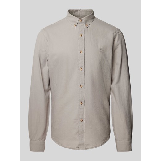 Koszula casualowa o kroju slim fit z wyhaftowanym logo ze sklepu Peek&Cloppenburg  w kategorii Koszule męskie - zdjęcie 171563660