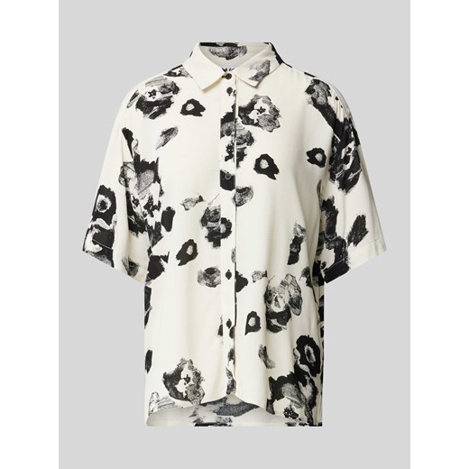 Bluzka koszulowa z wzorem na całej powierzchni ze sklepu Peek&Cloppenburg  w kategorii Koszule damskie - zdjęcie 171563791
