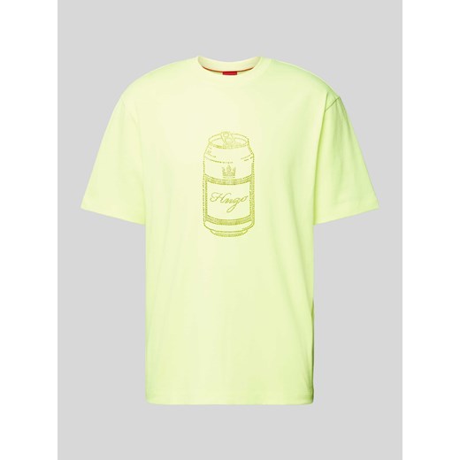 T-shirt z detalem z logo model ‘Deondrin’ ze sklepu Peek&Cloppenburg  w kategorii T-shirty męskie - zdjęcie 171563921
