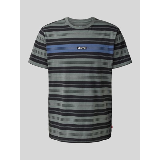 T-shirt z naszywką z logo ze sklepu Peek&Cloppenburg  w kategorii T-shirty męskie - zdjęcie 171563923