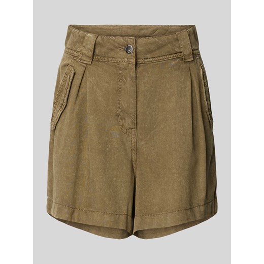 Szorty z lyocellu w jednolitym kolorze model ‘KENYA LIFE’ ze sklepu Peek&Cloppenburg  w kategorii Szorty - zdjęcie 171564060