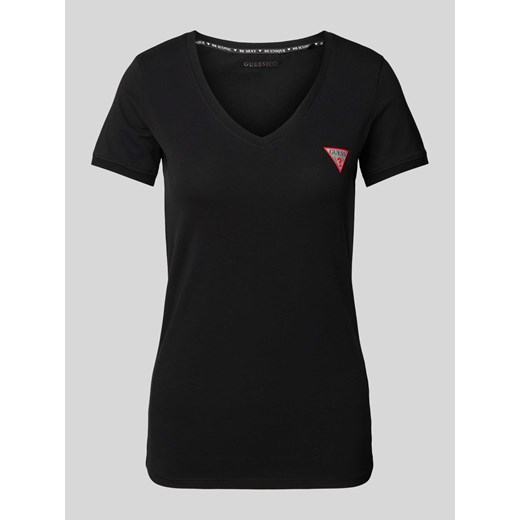 T-shirt z nadrukiem z logo ze sklepu Peek&Cloppenburg  w kategorii Bluzki damskie - zdjęcie 171564163