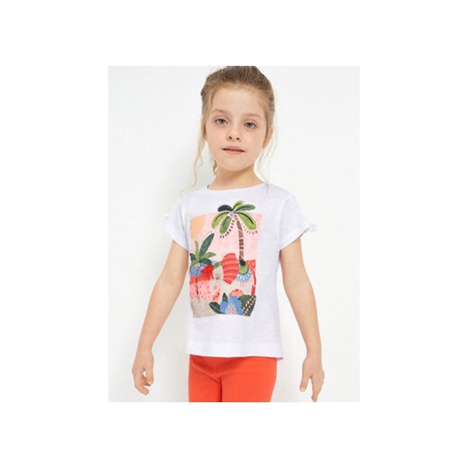 Mayoral Komplet t-shirt i legginsy 3783 Pomarańczowy Regular Fit ze sklepu MODIVO w kategorii Komplety dziewczęce - zdjęcie 171566092