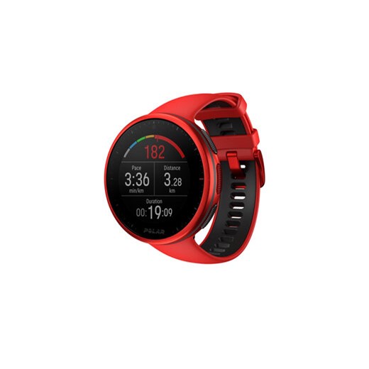 Polar Smartwatch Vantage V2 900100190 M/L Czerwony ze sklepu MODIVO w kategorii Zegarki - zdjęcie 171566104