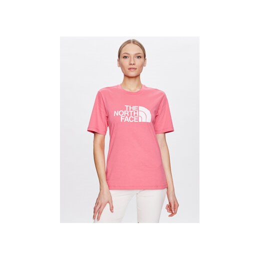The North Face T-Shirt Easy NF0A4M5P Różowy Relaxed Fit ze sklepu MODIVO w kategorii Bluzki damskie - zdjęcie 171566120