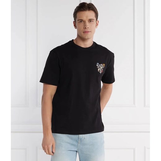 GUESS T-shirt SS CN SMALL ABSTRACT | Classic fit Guess L wyprzedaż Gomez Fashion Store