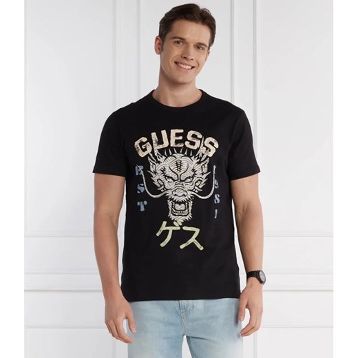 GUESS T-shirt DRAGON | Regular Fit Guess L Gomez Fashion Store okazyjna cena